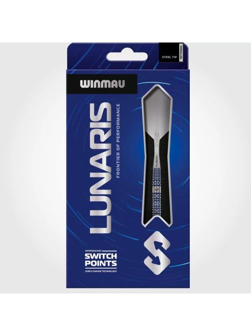 Dart szett steel Winmau SP Lunaris Parallel 23g, 90% gravírozott