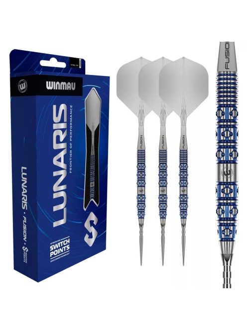 Dart szett steel Winmau SP Lunaris Tapered 24g, 90%