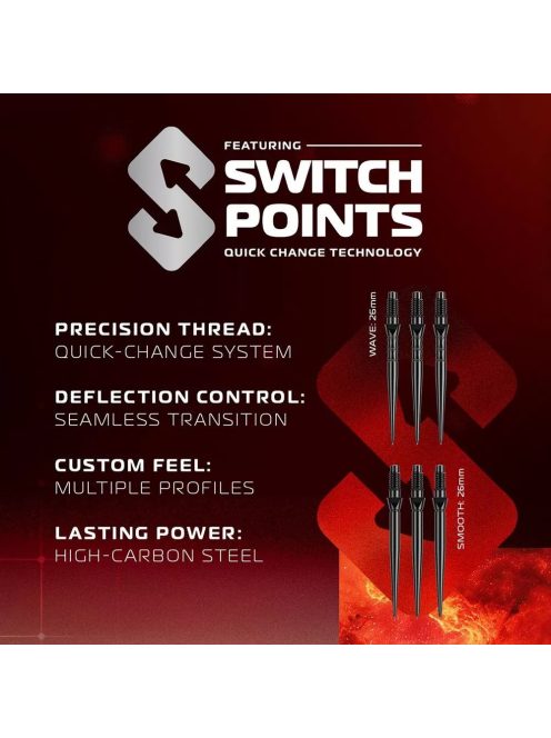 Dart szett steel Winmau SP Fornax Parallel 22g, 90%