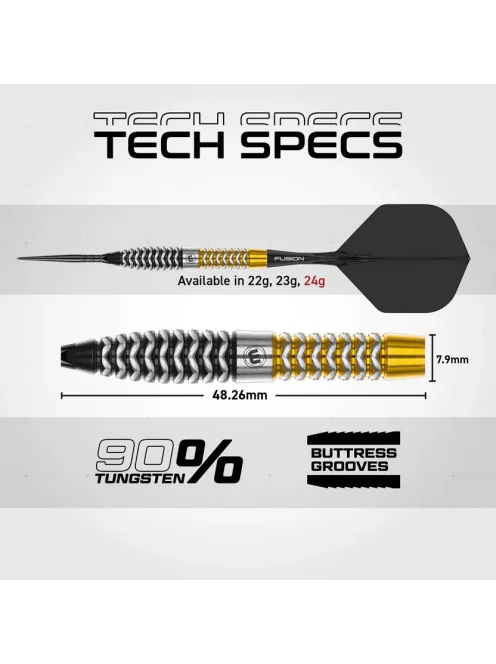 dart szett Winmau Exion Torpedo Switch Point 90%, 24g