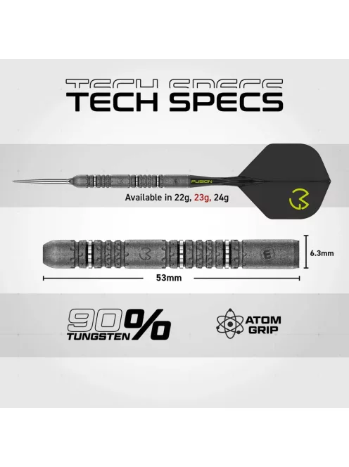 dart szett Winmau Michael van Gerwen Signature Edition Switch Point 90%, 23g