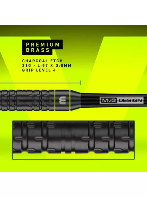 dart szett steel Winmau MVG Core 21g réz