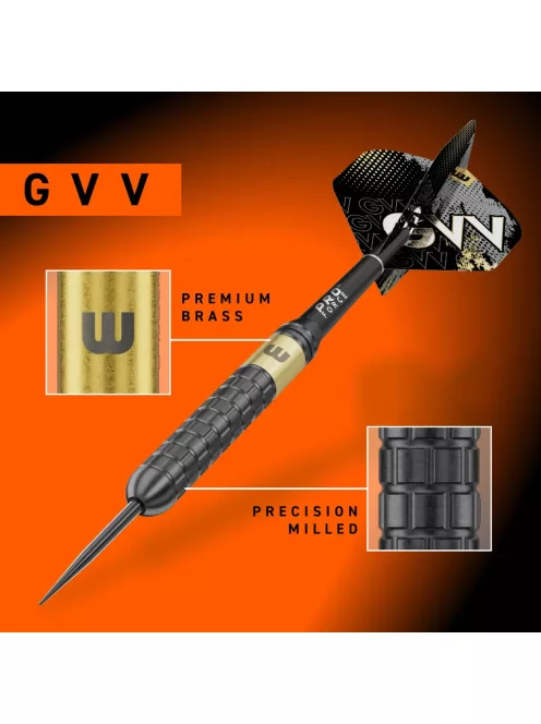 Darts szett Winmau Gian Van Veen Core brass steeldart, 21g