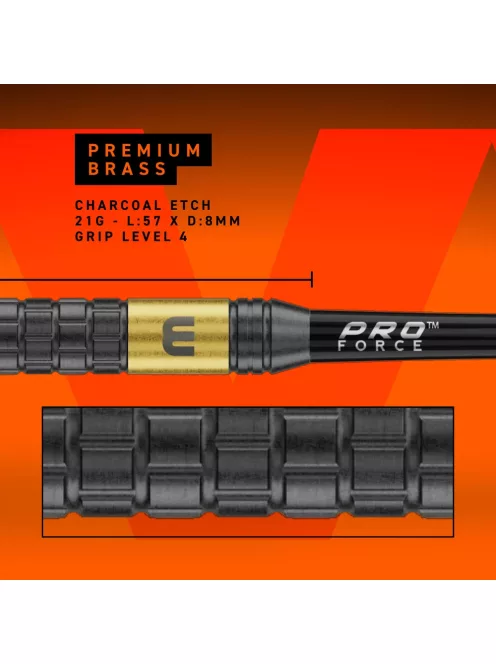 Darts szett Winmau Gian Van Veen Core brass steeldart, 21g