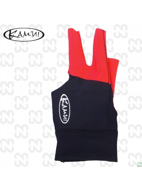 biliárdkesztyű GUANTO KAMUI ROSSO SX, méret: L, bal kézre jobbkezeseknek