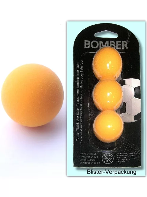 Foosball Robertson Bomber polyurethane orange, 3 pieces