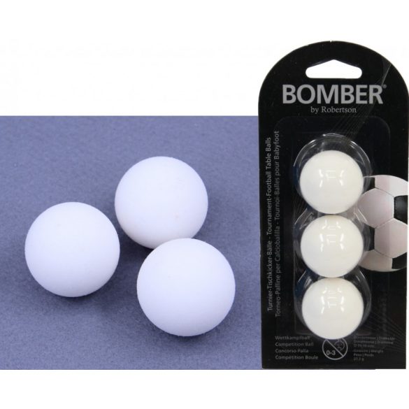 Foosball Robertson Bomber polyurethane white, 3 pieces
