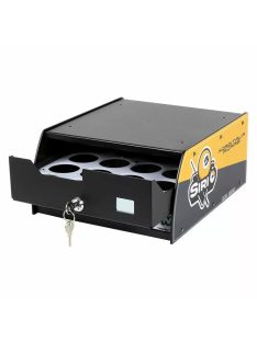 pool ball timer, NIR, standolható, zárható fém fiókkal