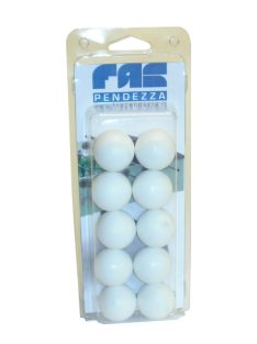 soccer ball white, Italian FAS standard / 100pcs