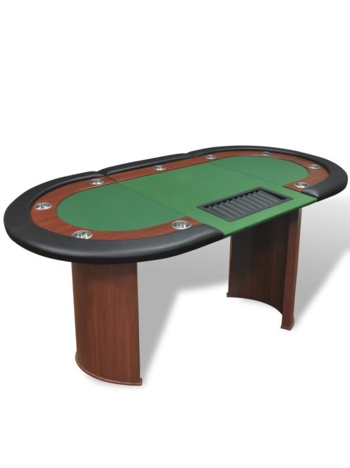 poker table Northstar Home Tournament brown/green
