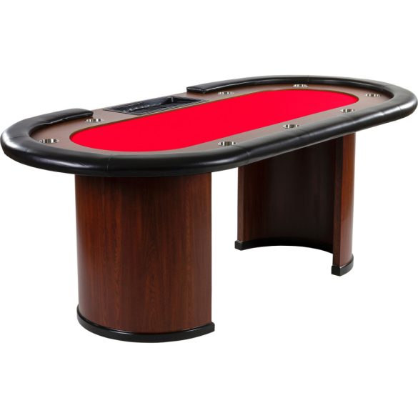 póker asztal Northstar Home Tournament barna/piros