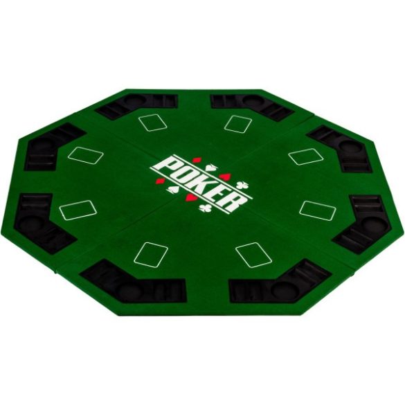 Northstar octagonal semi-folding poker table top