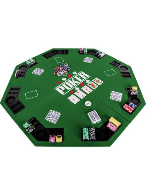 Northstar octagonal semi-folding poker table top