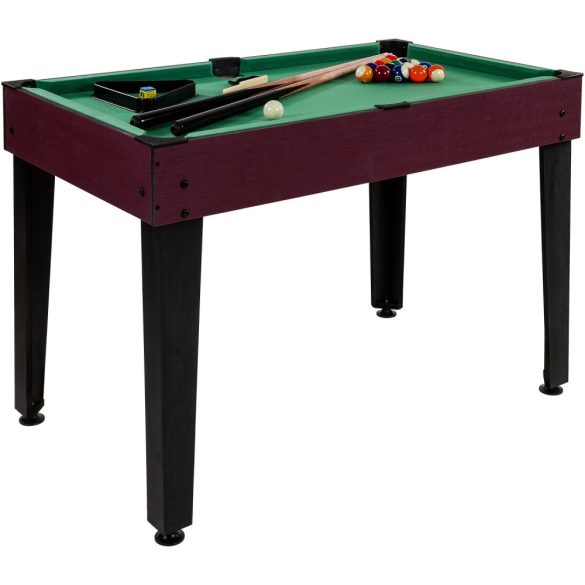 multifunctional gaming table 15 in one Northstar in dark brown (foosball, billiards, ping-pong, taifun, chess, poker, roulette, etc.)