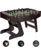 Foosball table Northstar Big Foot folding, black (60kg)