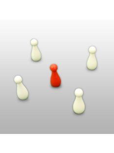 Karambol Puppet set 5 pcs plastic 2,5cm