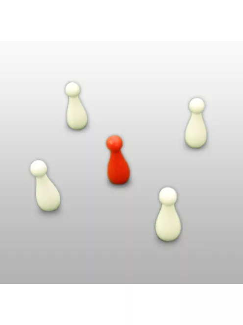 Karambol Puppet set 5 pcs plastic 2,5cm