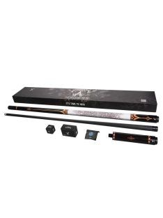   Billiard dákó csomag, Pool, EVO Crown Maxbing Edition, Royal White Leather Full szett, 12.5mm, 3/8x10