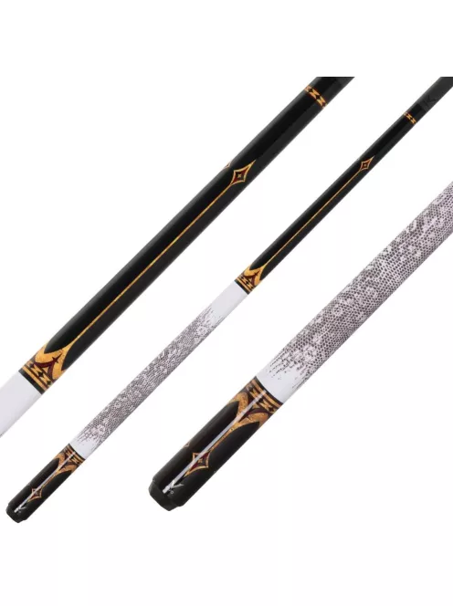 Billiard dákó csomag, Pool, EVO Crown Maxbing Edition, Royal White Leather Full szett, 12.5mm, 3/8x10