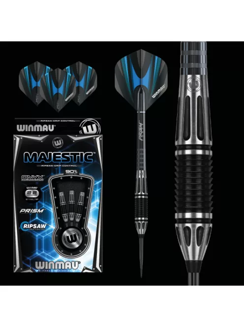 Darts soft set Winmau Majestic 22g, 90% tungsten