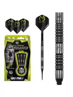 Dart szett Winmau soft MvG Absolute 22g, 90%