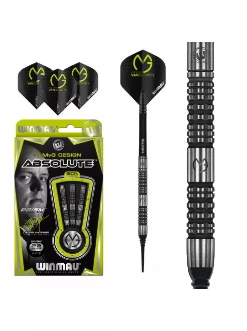 Dart szett Winmau soft MvG Absolute 22g, 90%