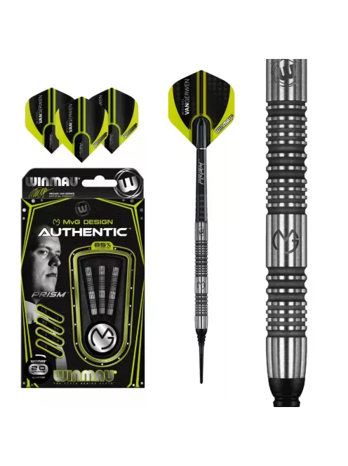 Dart szett Winmau soft MvG Authentic 20g, 85%