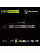 Dart szett Winmau soft MvG Authentic 20g, 85%