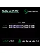 Dart szett Winmau soft Simon Whitlock 22g, 90%
