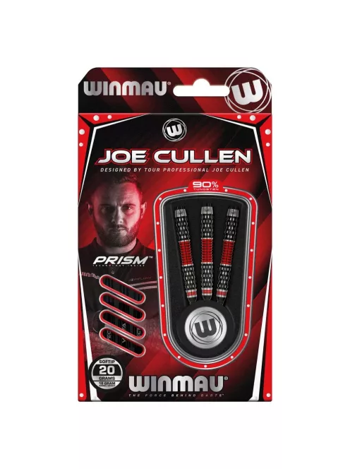 Dart szett soft Winmau Joe Cullen Rockstar RS 1.0, 20g, 90%