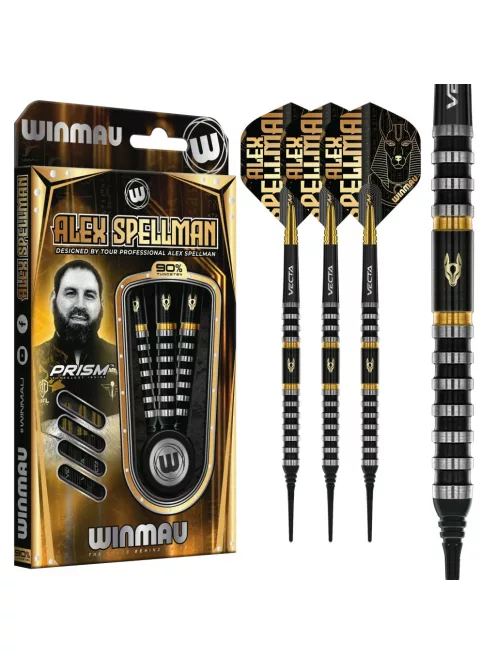dart szett soft Winmau Alex Spellman "The Jackal" 20gr, 90%