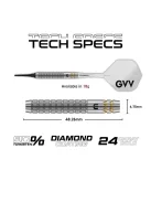 Darts szett soft Winmau Gian Van Veen W-MAX, soft 18g, 90%
