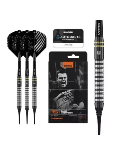 Darts szett soft Winmau Gian Van Veen TS, soft 18g, 90%