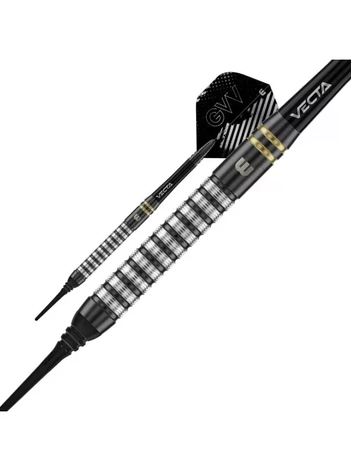 Darts szett soft Winmau Gian Van Veen TS, soft 18g, 90%