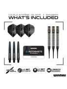 Darts szett soft Winmau Gian Van Veen TS, soft 18g, 90%