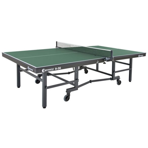 Sponeta S8-36 green competition ITTF Super Compact ping-pong table