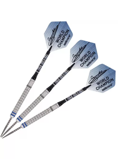 Dart szett Unicorn steel 23g, Phase 3 Gary Anderson, World Champion Natural, 90%