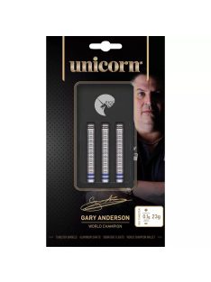   Dart szett Unicorn steel 23g, Phase 3 Gary Anderson, World Champion Natural, 90%