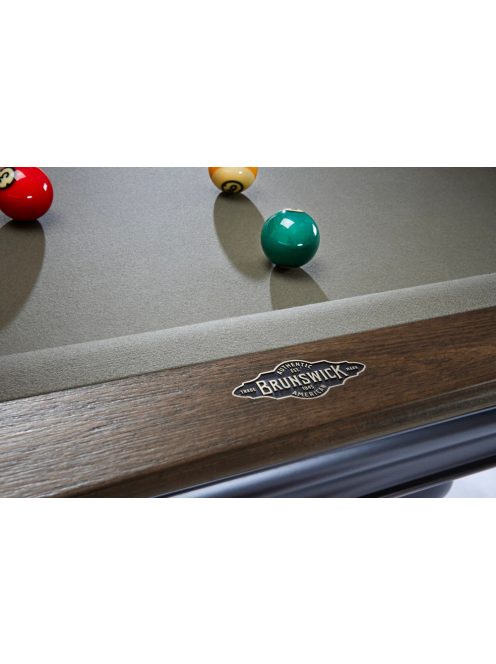 Brunswick GLENWOOD 8' biliárd asztal Kávé, espresso, fekete és kávé, Tapered Leg és Ball & Claw lábakkal