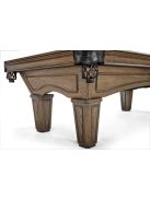 Brunswick GLENWOOD 8' biliárd asztal Kávé, espresso, fekete és kávé, Tapered Leg és Ball & Claw lábakkal