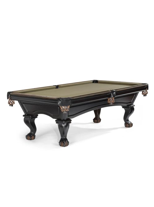 Biliárd asztal Brunswick GLENWOOD 7'  Kávé, espresso,  fekete és kávé, Tapered Leg és Ball & Claw  lábakkal