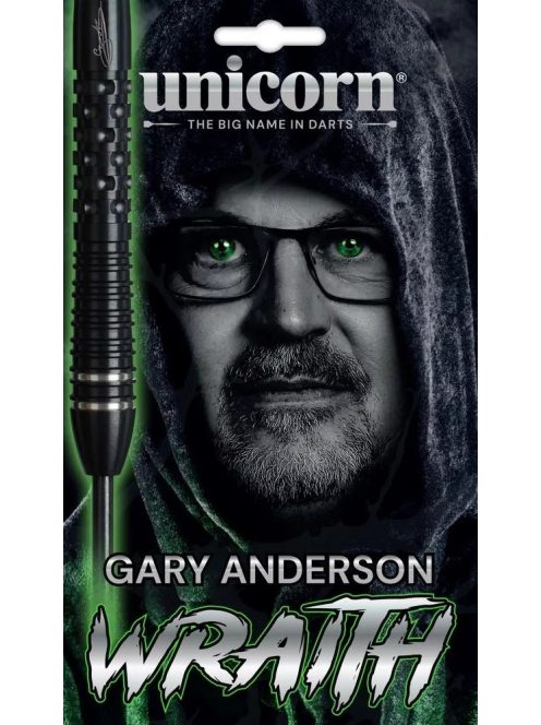 darts szett Unicorn Gary Anderson Wraith Steel 21g, 90%