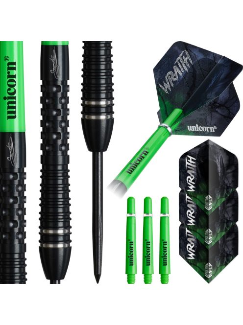 darts szett Unicorn Gary Anderson Wraith Steel 21g, 90%