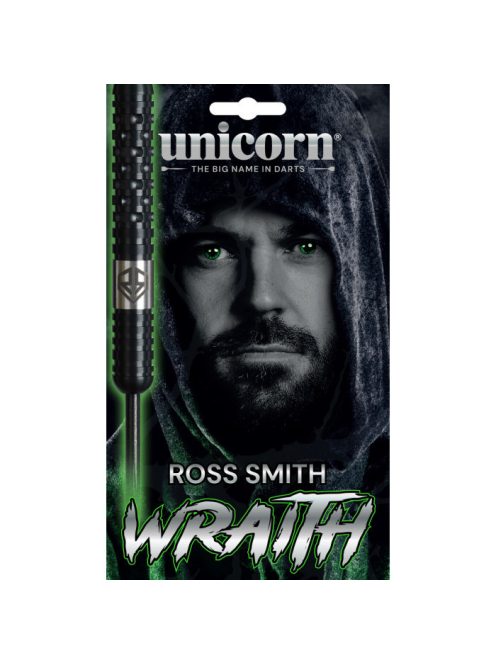 darts szett Unicorn Ross Smith Wraith Steel 24g, 90%