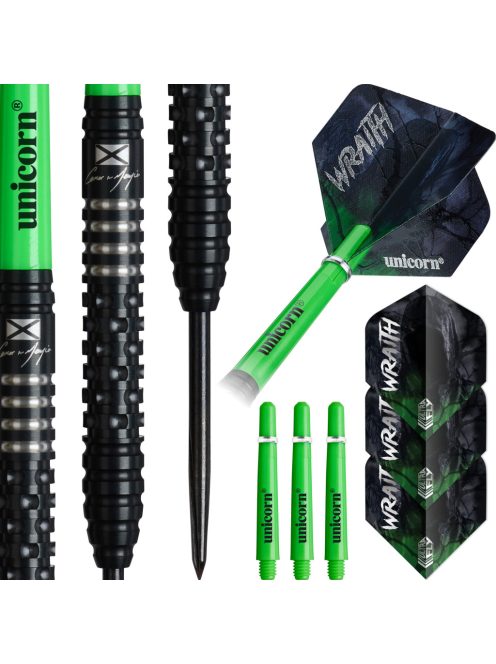 darts szett Unicorn Cameron Menzies Wraith Steel 23g, 90%