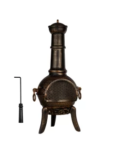 STILISTA® Terrassenofen 112 cm, patio stove, bronze