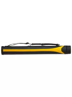 Hard cue case, Style SY-1, yellow-black, 2/2, 85cm