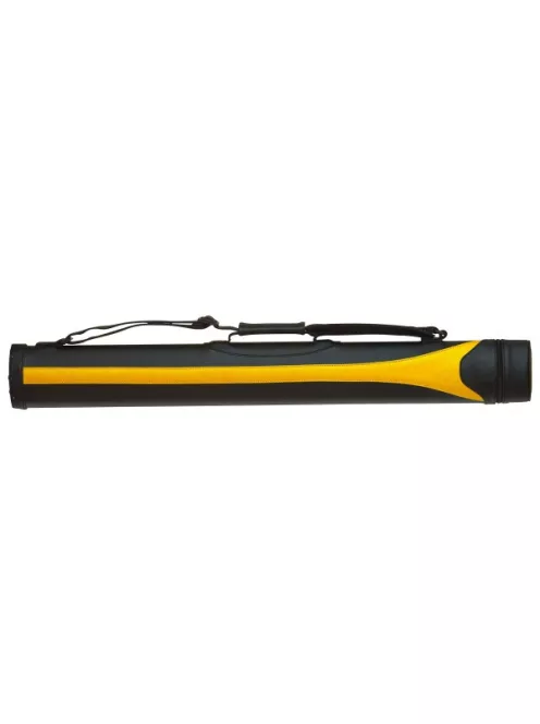 Hard cue case, Style SY-1, yellow-black, 2/2, 85cm