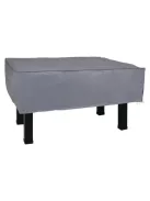 Foosball tablecloth, plastic, grey, also for outdoor tables