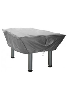 Foosball tablecloth, plastic, grey, also for outdoor tables